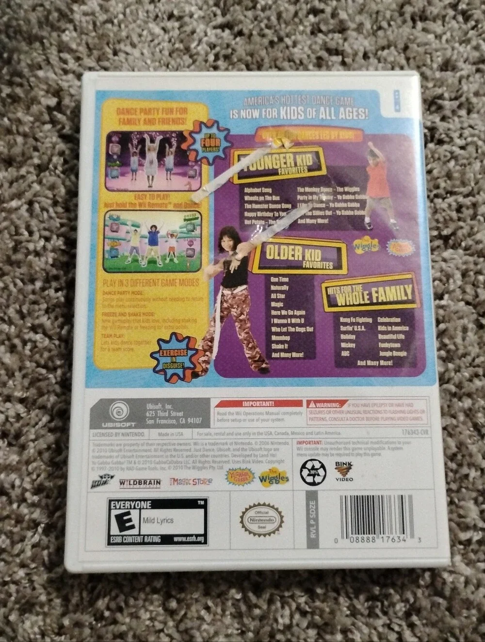 Just Dance Kids (Nintendo Wii, 2010) - Game